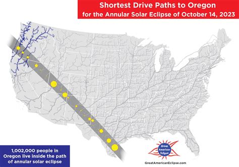 The full eclipse will begin a little over an hour later, hitting the coast at 9:16 a.m. and reaching the eastern border of Oregon by about 9:22 a.m. How long the “ring of fire” lasts depends ...